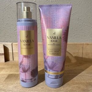 NWT Vanilla Ease Fragrance Mist and Hydration Cream Bundle